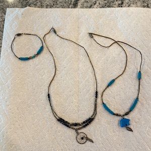 Native American Anklet and Necklaces